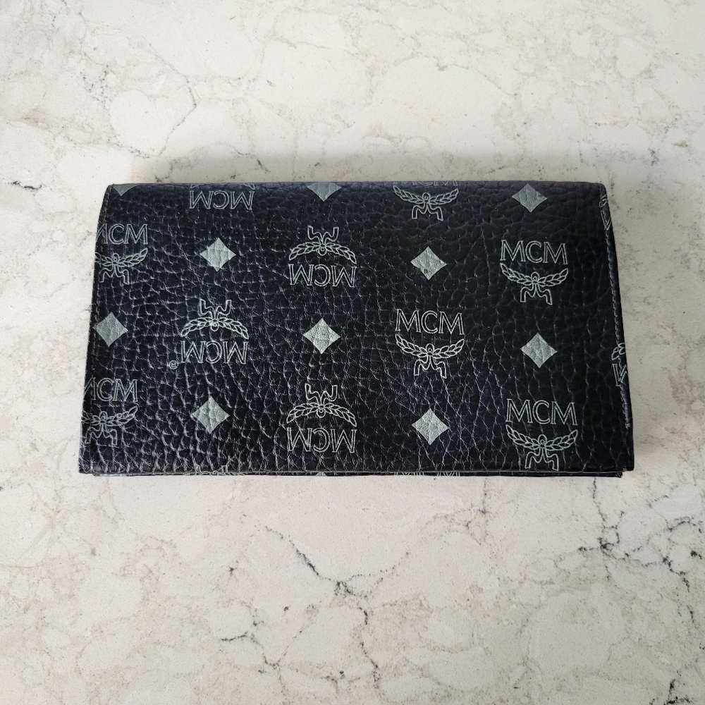 MCM Black and Gray Wallet - Picture 2 of 16